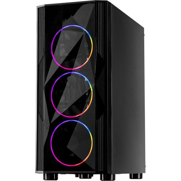 PC-Gehäuse ATX Midi-Tower A-3401 Chevron